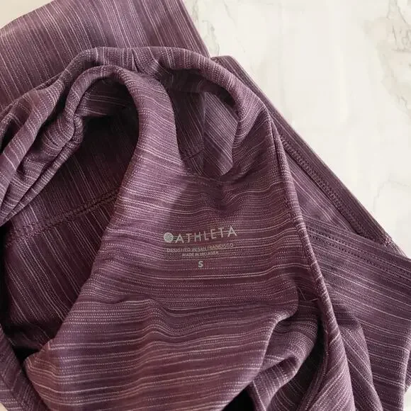 ATHLETA Conscious Space Dye Crop Bra Purple Small S - Picture 8 of 8